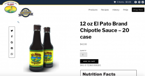Walker Foods new product page